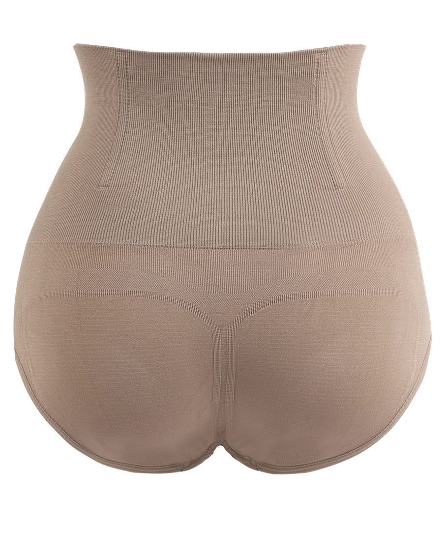 Pantalones de ropa interior moldeadora de cintura alta y súper compresión que realzan los glúteos