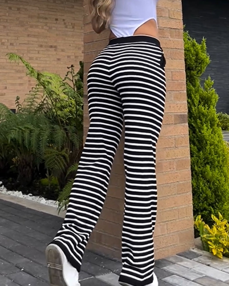 Pantalones Casuales Rayas (Pre-Venta)