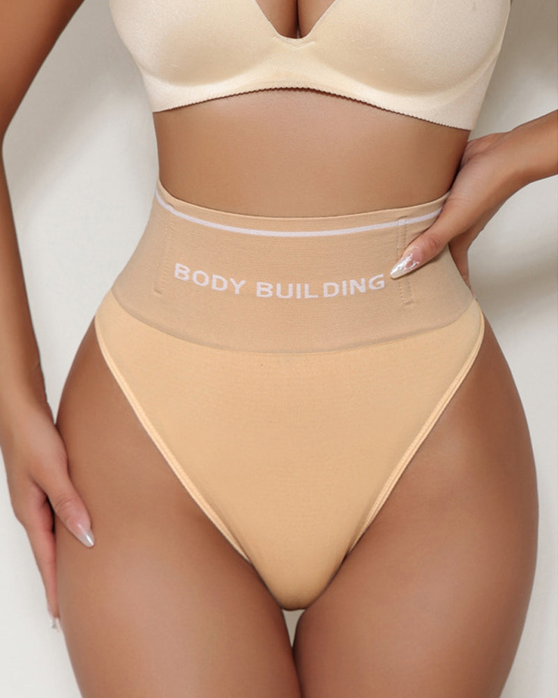 Tanga moldeadora de cintura alta sin costuras