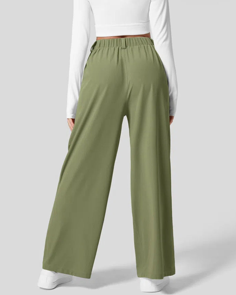 Pantalones de traje casual tipo gofre