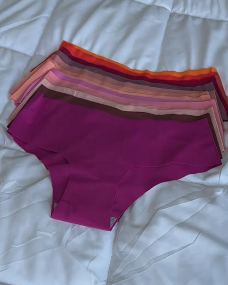 Ropa interior tipo tanga de color sin costuras (preventa)