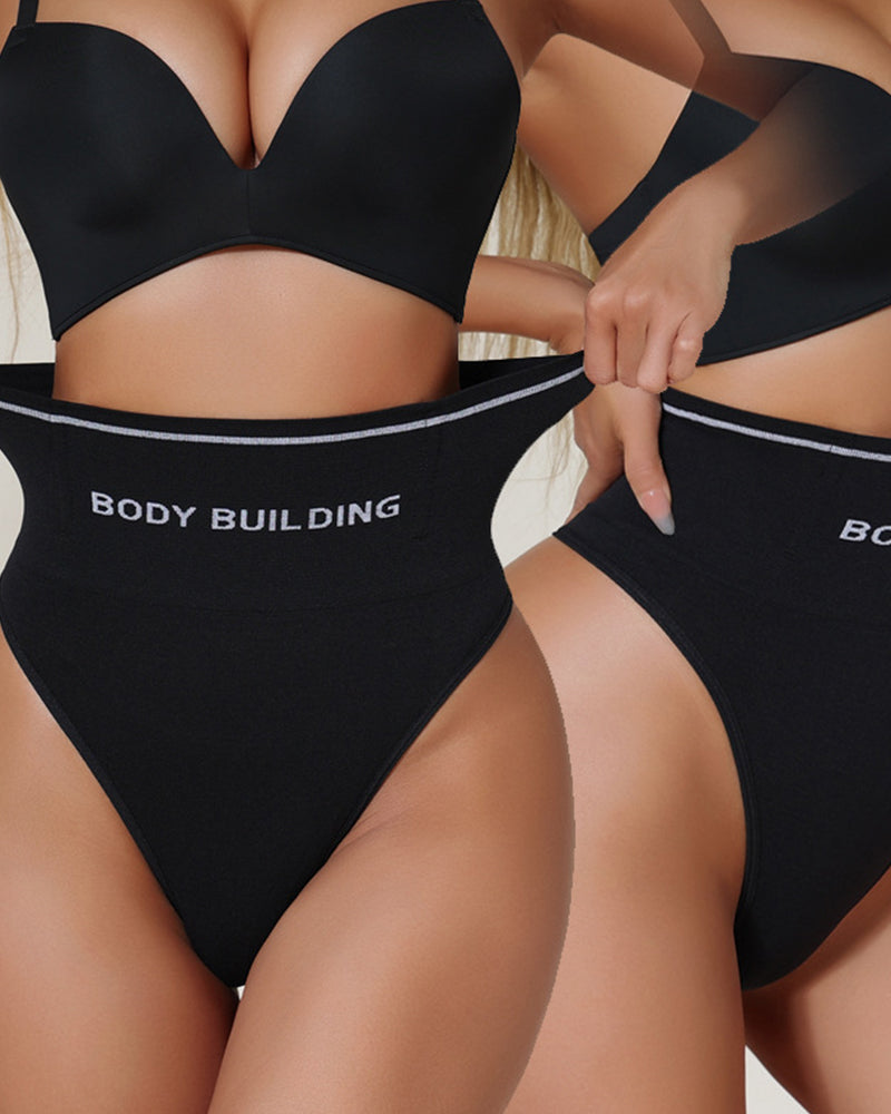 Tanga moldeadora de cintura alta sin costuras