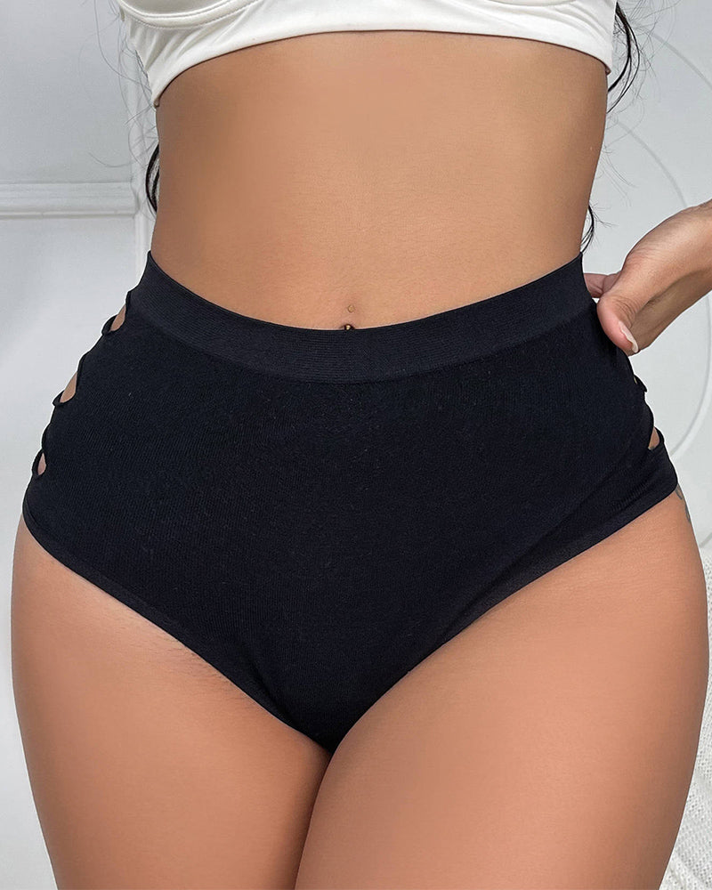 Pack de 4 tangas de talle alto que levantan los glúteos y controlan la barriga