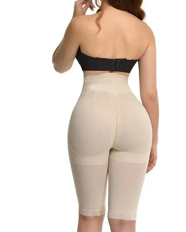 Fajas colombianas fajas de compresión busto abierto control de abdomen con cremallera