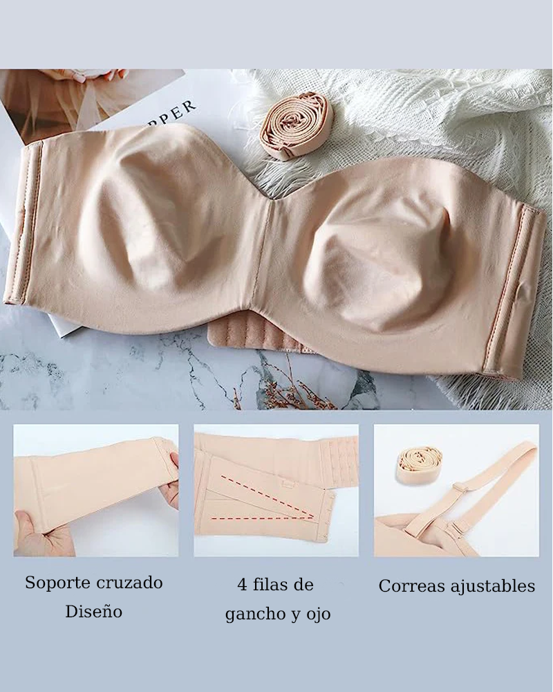 Sujetador push-up invisible