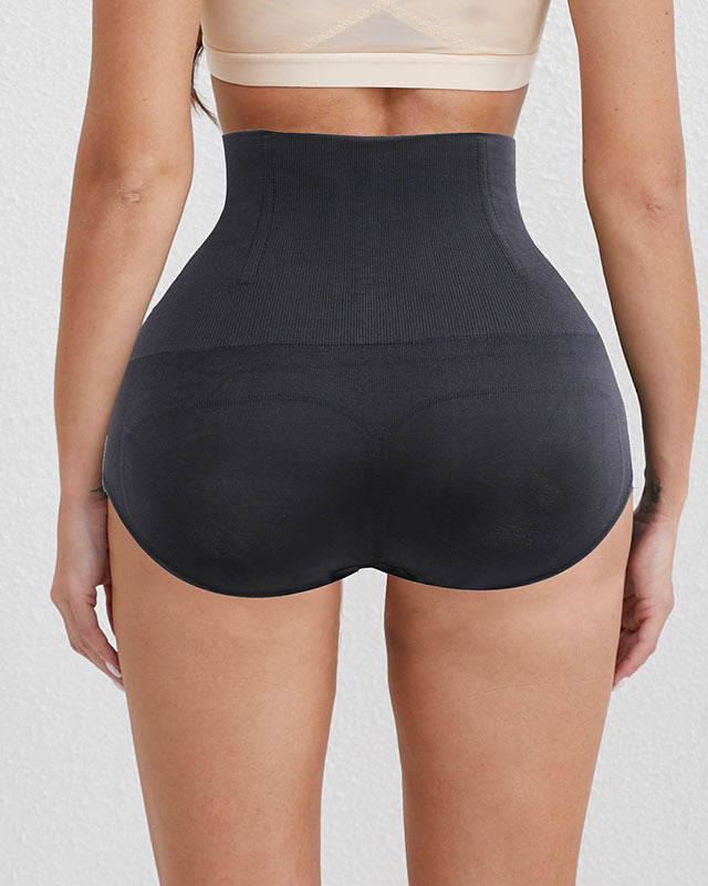 Pantalones de ropa interior moldeadora de cintura alta y súper compresión que realzan los glúteos