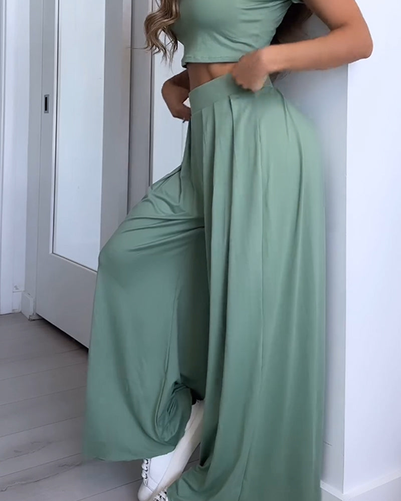 Pantalones Casuales Sueltos