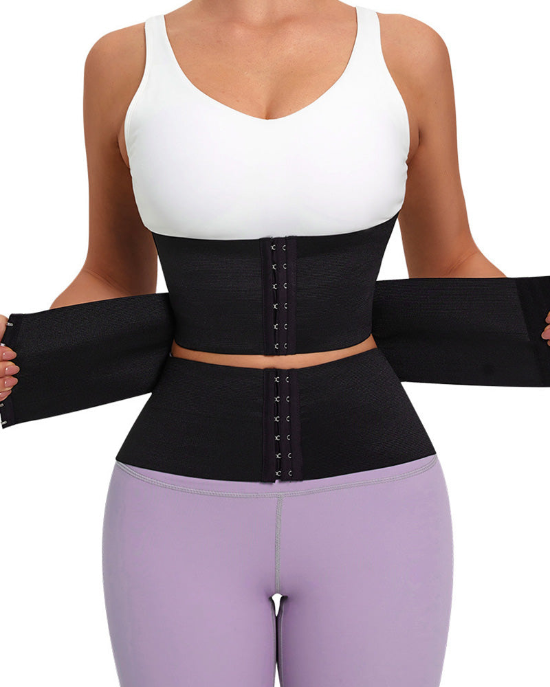 Ceinture Gainante Floralshe - Triple Enveloppe, Taille Ajustable - Pour Femme Et Homme - Ventre Plat, Sport, Quotidien