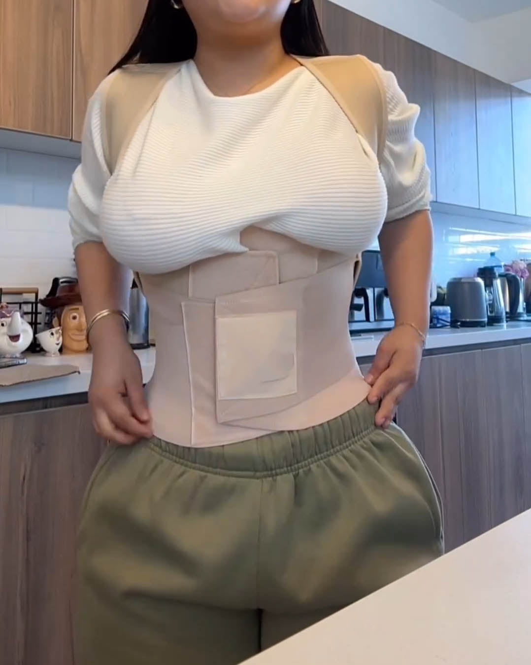 Corsé Faja de control de barriga de alta compresión