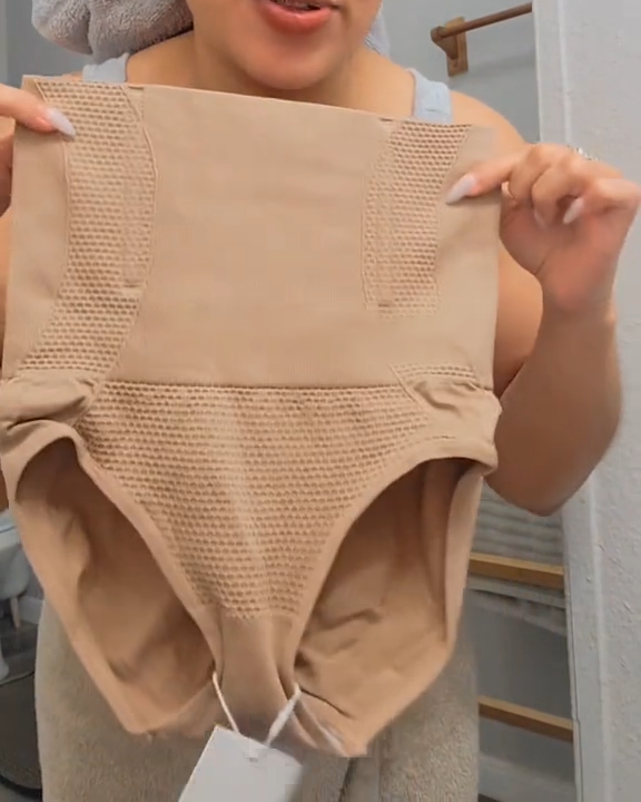 Pantalones de ropa interior moldeadora de cintura alta y súper compresión que realzan los glúteos