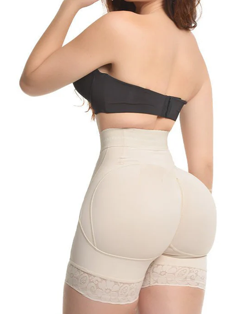 Pantalón corto push up de talle alto de doble tamaño con realce Bootylicious