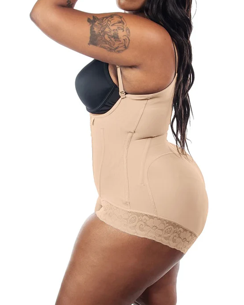 Underbust eye n hook body para levantamiento de glúteos efecto corsé fajas cinturón de recuperación posparto faja correas ajustables