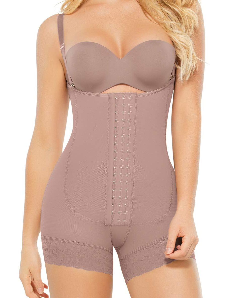 Fajas de control de barriga de busto abierto para mujeres postparto body shaper post liposucción body hook and eye pérdida de peso cintura alta flatten abdomen fajas