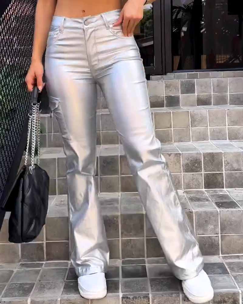 Pantalón Cargo Ecopiel