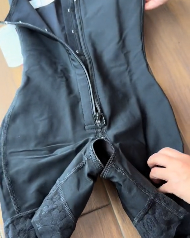 Faja invisible con cremallera y control de barriga
