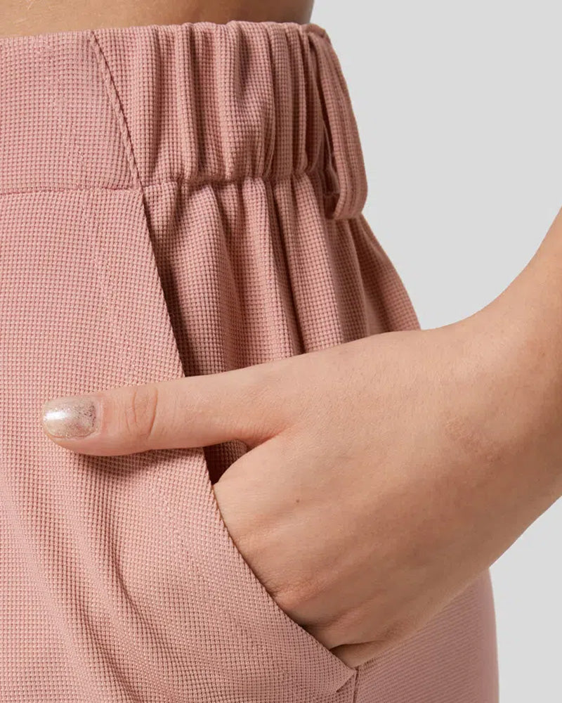 Pantalones de traje casual tipo gofre