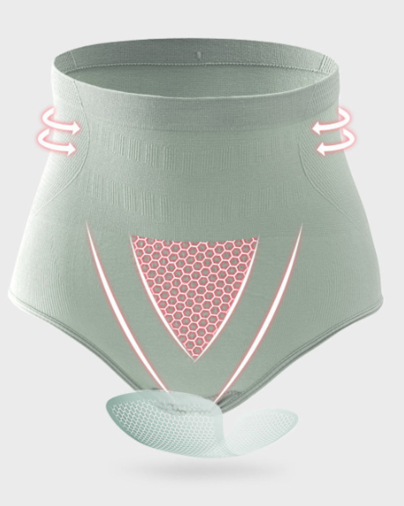 High Waisted Tummy-Controlling Graphene Antibacterial Underwear