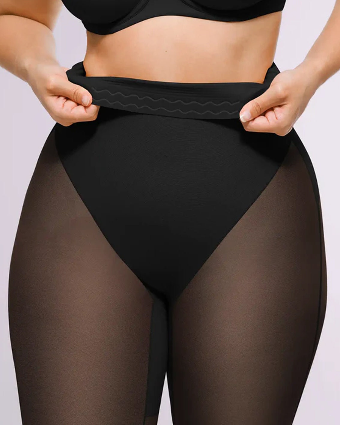 Pantalones de seguridad con cintura alta que controlan el abdomen y levantan la cadera