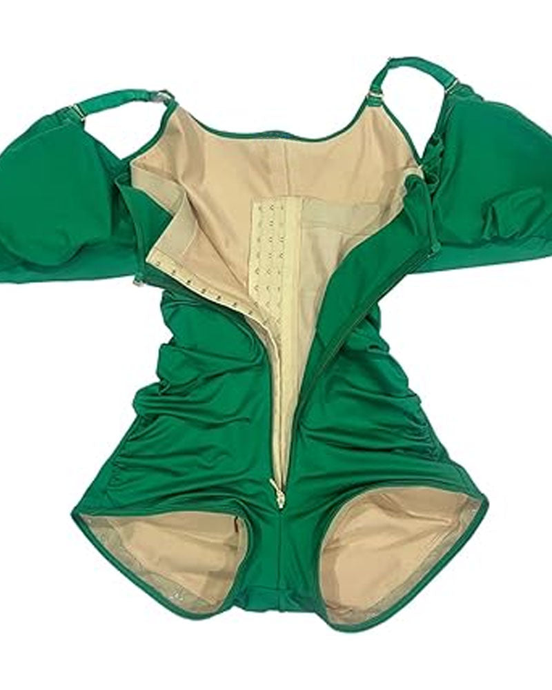 Traje de baño de una pieza triangular con control de barriga y levantamiento de cadera (preventa)