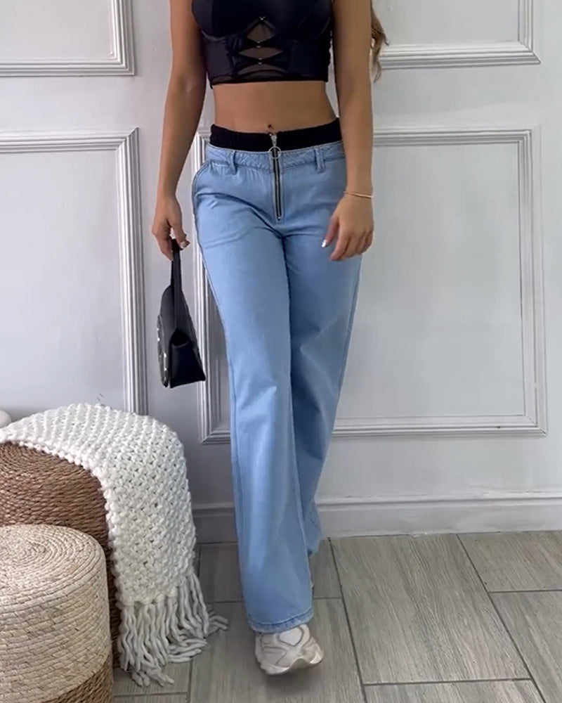 Jeans Casuales Sueltos (Pre-Venta)