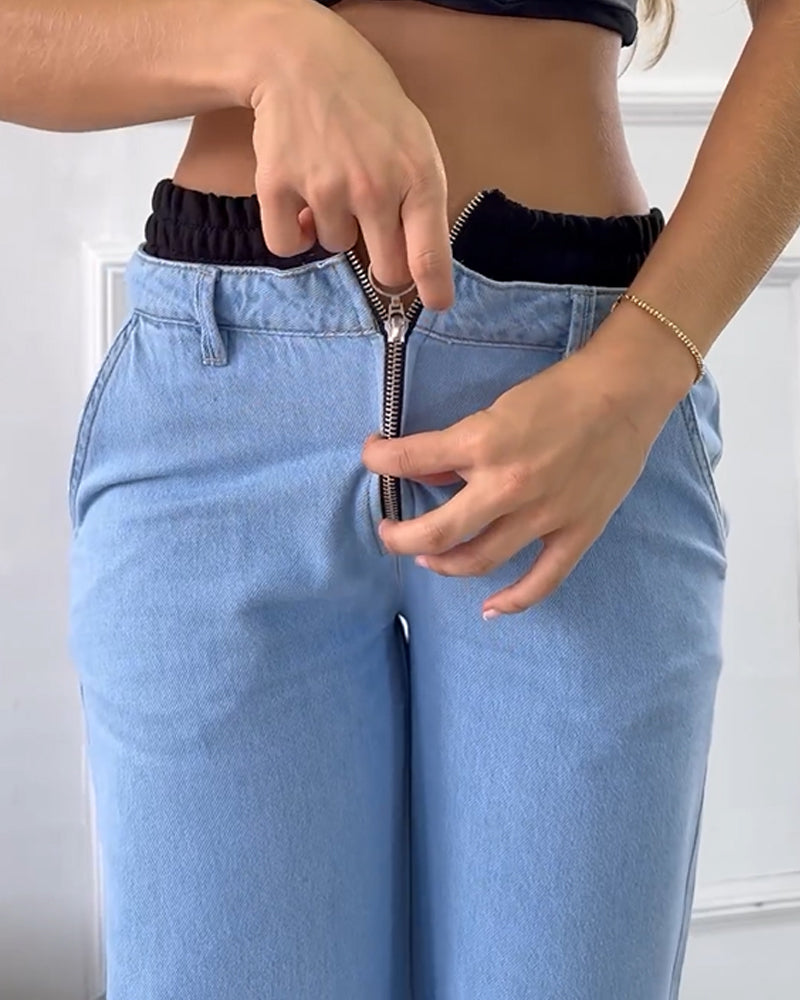 Jeans Casuales Sueltos (Pre-Venta)