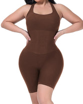 Body modelador de abdomen ceñido