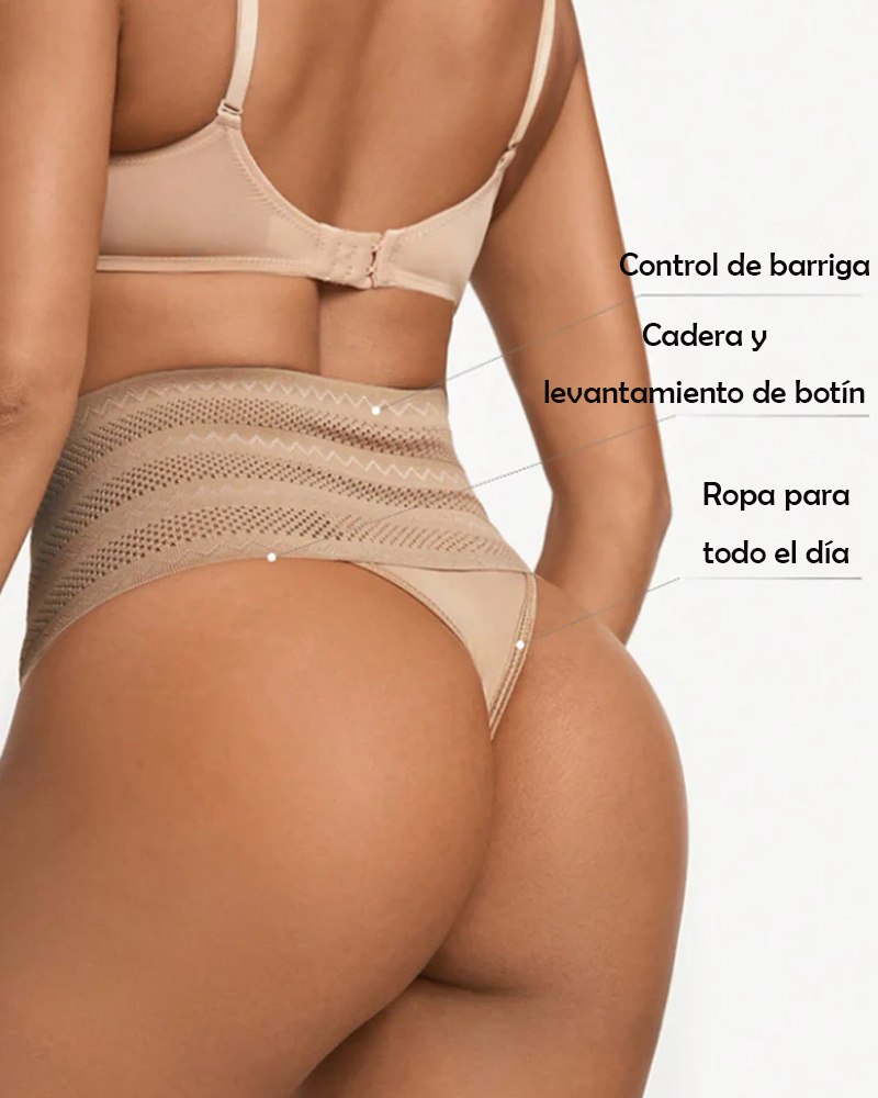 Bragas moldeadoras de cintura alta para mujer, transpirables, con control de barriga