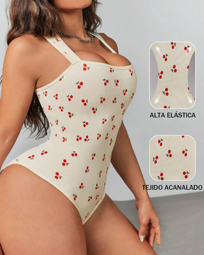 Body de canalé sin mangas