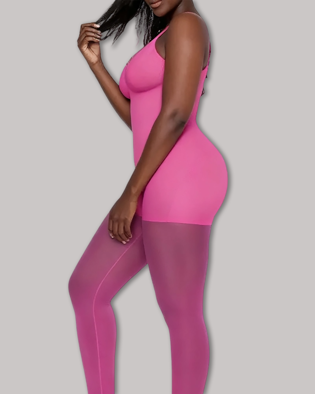 Body sin mangas con cobertura total del busto