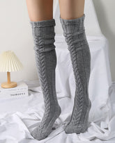 Calcetines de punto hasta la rodilla