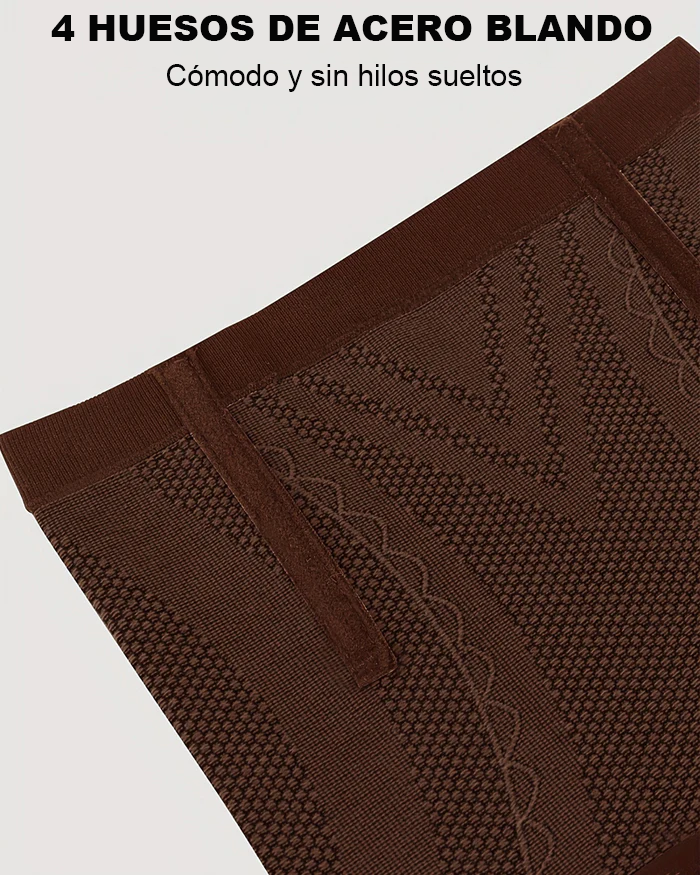 Ropa interior moldeadora elástica sin costuras de cintura alta para control de abdomen y realce de glúteos