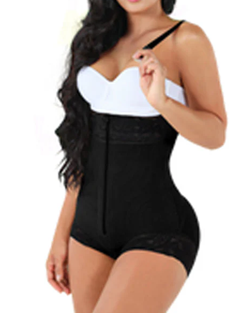 Panty body shaper sin tirantes con cremallera