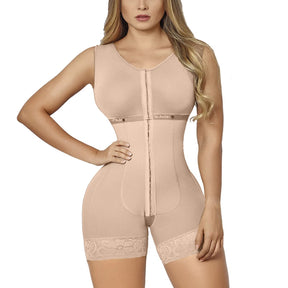 Body de control de abdomen completo con fajas de recuperación posparto