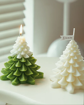 Regalo de ambiente de árbol de Navidad Regalo de Navidad Forma Vela de cera