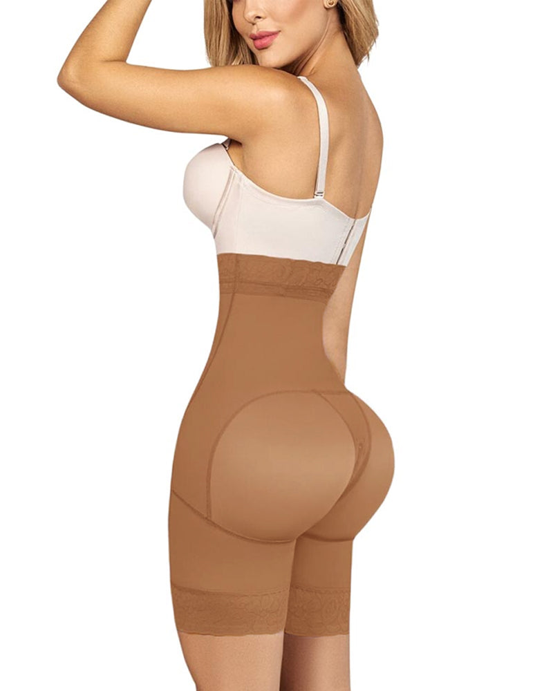 Mujeres butt lifter cintura alta hip enhancer pads ropa interior fajas encaje acolchado control bragas