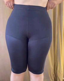 Pantalones cortos sin costuras de cintura alta para levantamiento de glúteos y control de barriga