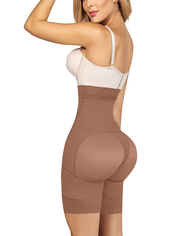 Mujeres butt lifter cintura alta hip enhancer pads ropa interior fajas encaje acolchado control bragas