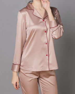 Ice Silk Long-Sleeved Home Wear