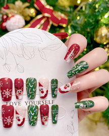 Dibujos Animados De Navidad Lindo Con Uñas