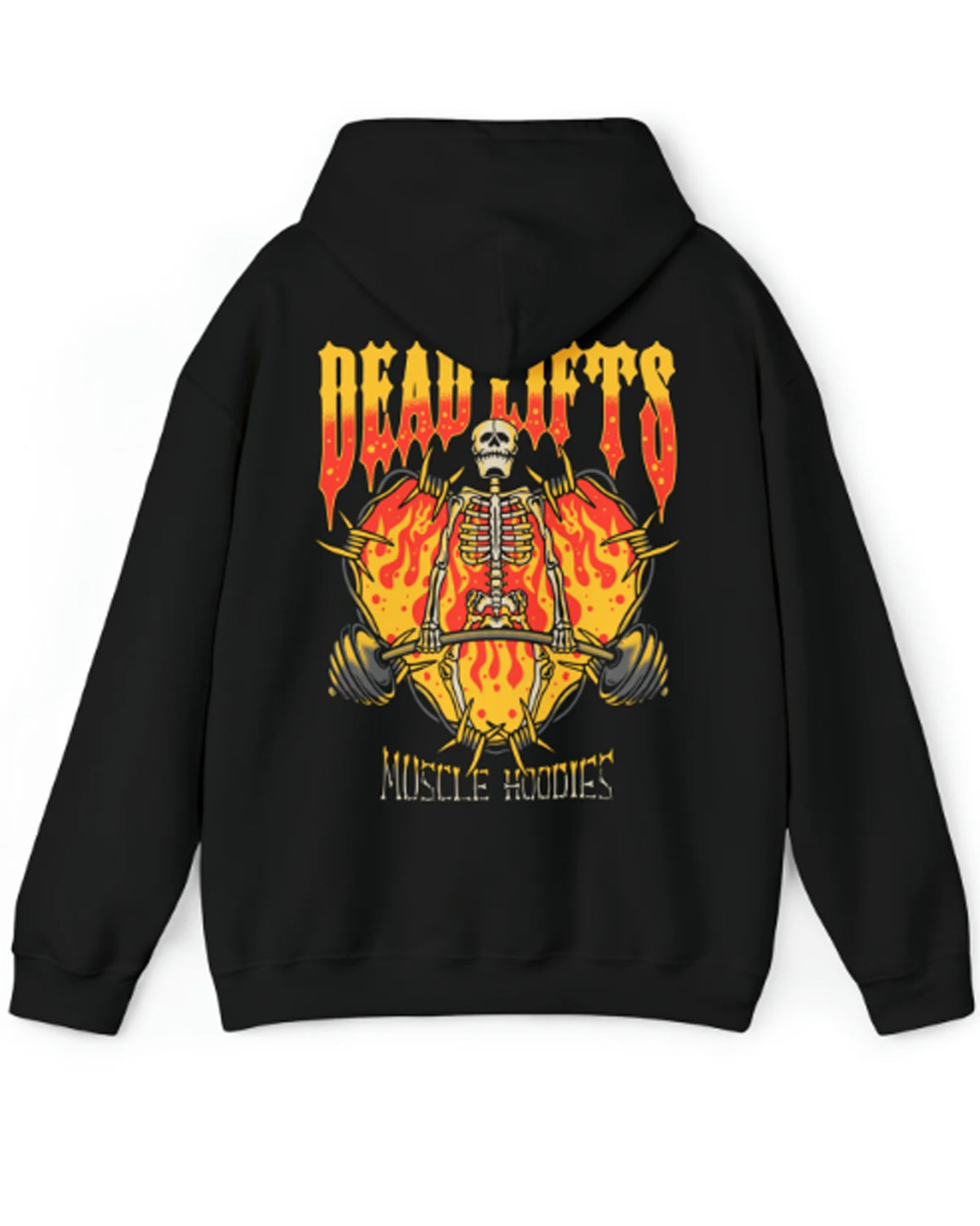 Sudadera con capucha de levantamiento de pesas Skeleton (preventa)