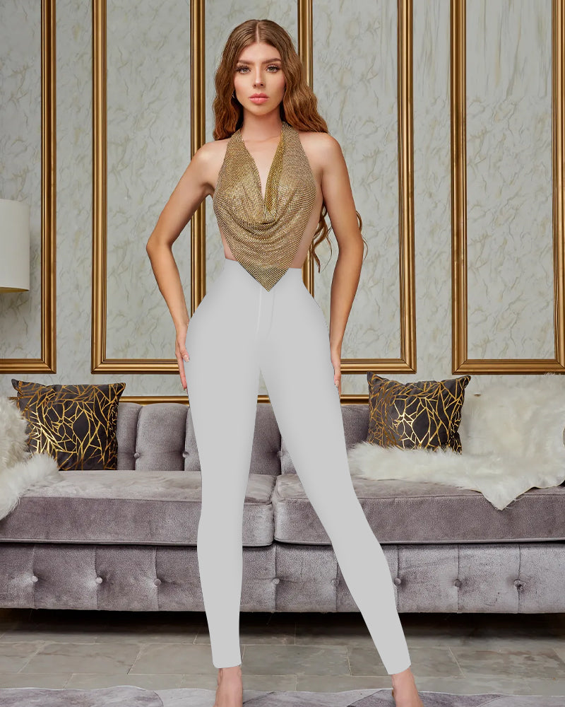 Pantalones moldeadores para mujer con control de abdomen y cintura alta  para levantamiento de glúteos, moldeadores de cintura doble