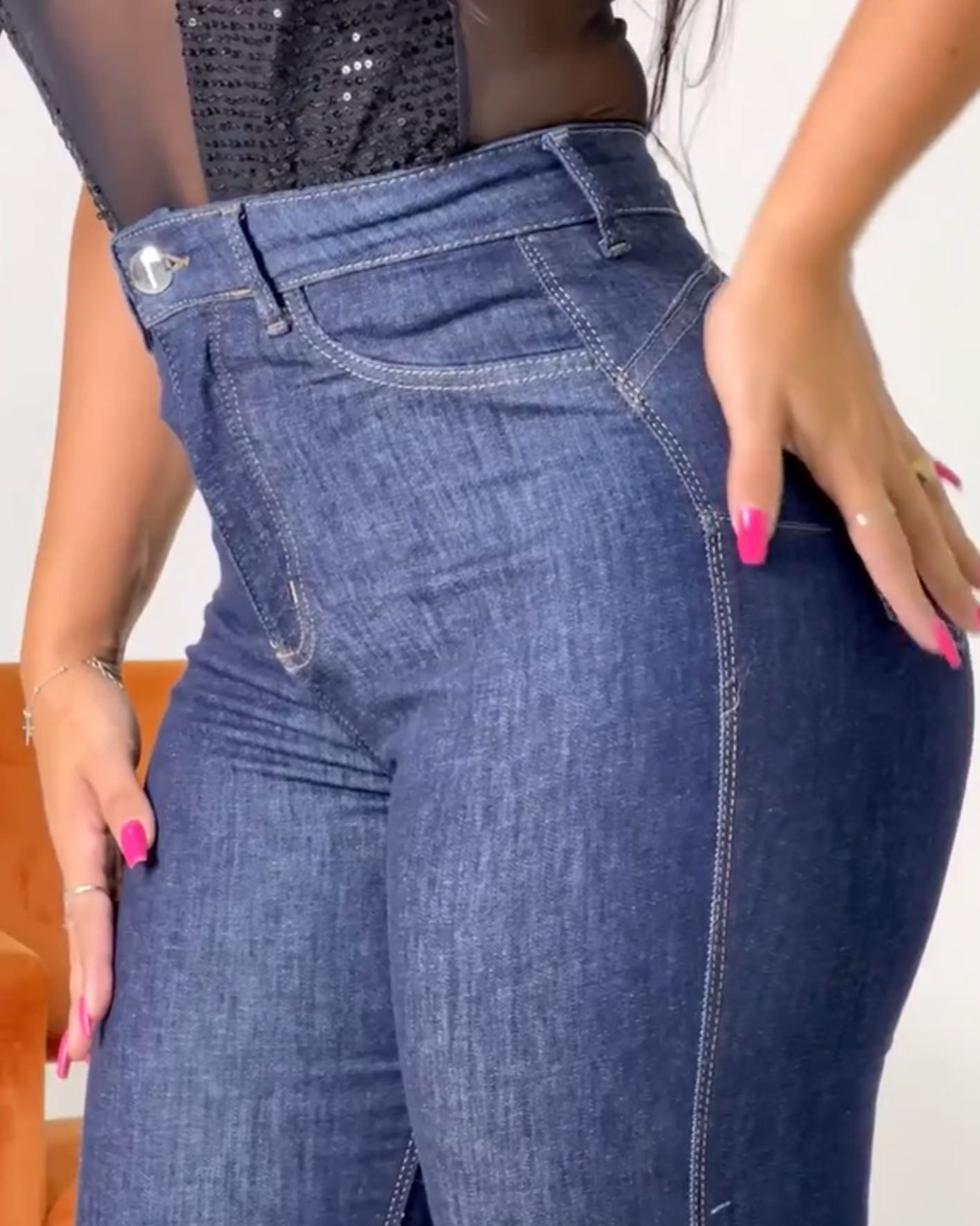 Jeans ajustados para mujer con abdominoplastia y levantamiento de cadera (preventa)