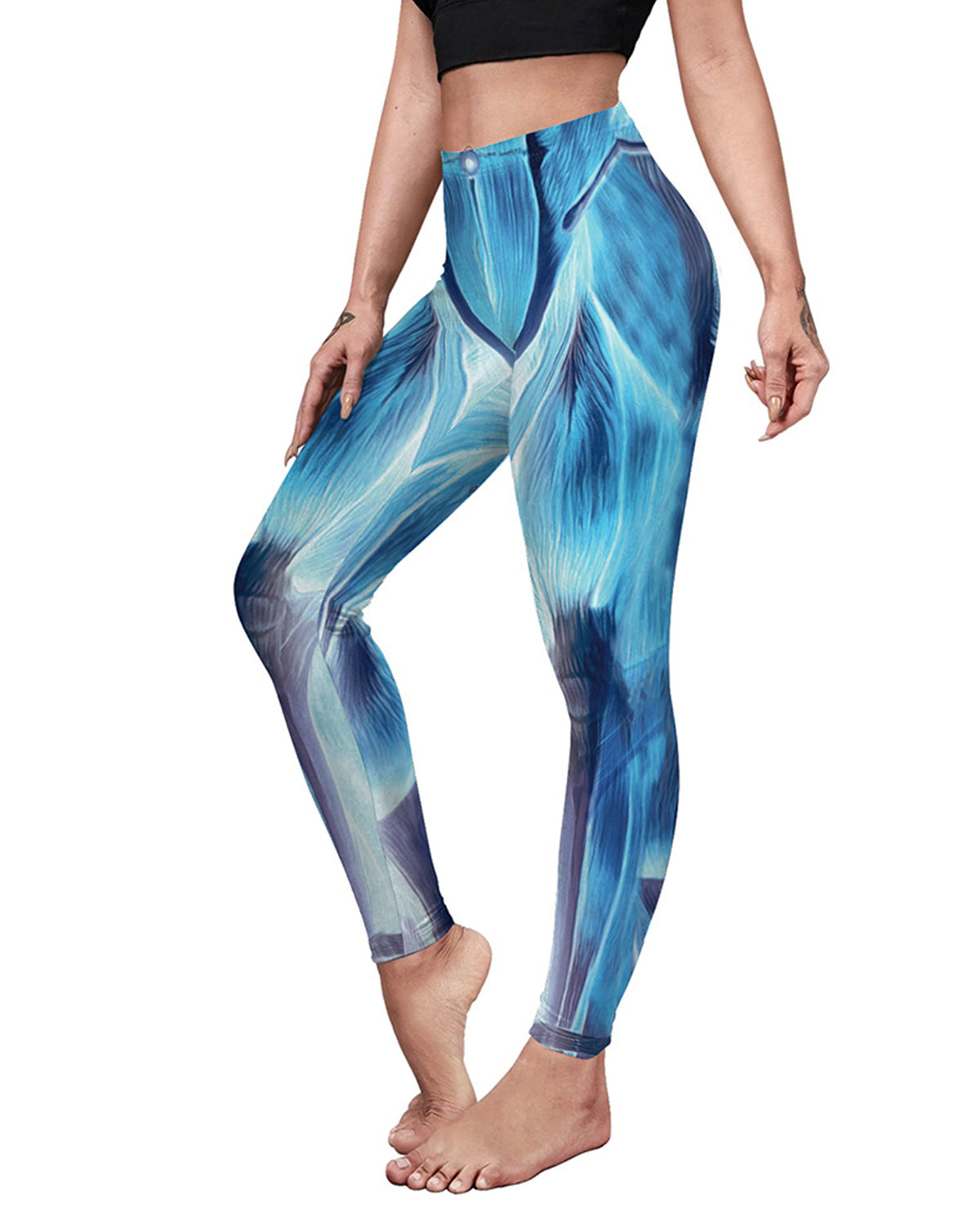 Pantalones de yoga elásticos ajustados para Halloween