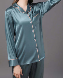 Ice Silk Long-Sleeved Home Wear