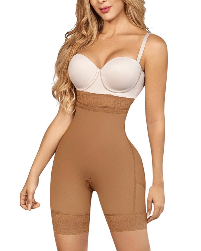 Mujeres butt lifter cintura alta hip enhancer pads ropa interior fajas encaje acolchado control bragas