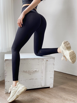 Leggings de yoga de secado rápido de cintura alta para mujer