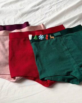 Boxers Navideños de Talle Alto (Pre-Venta)