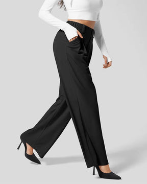 Pantalones de traje casual tipo gofre (preventa)