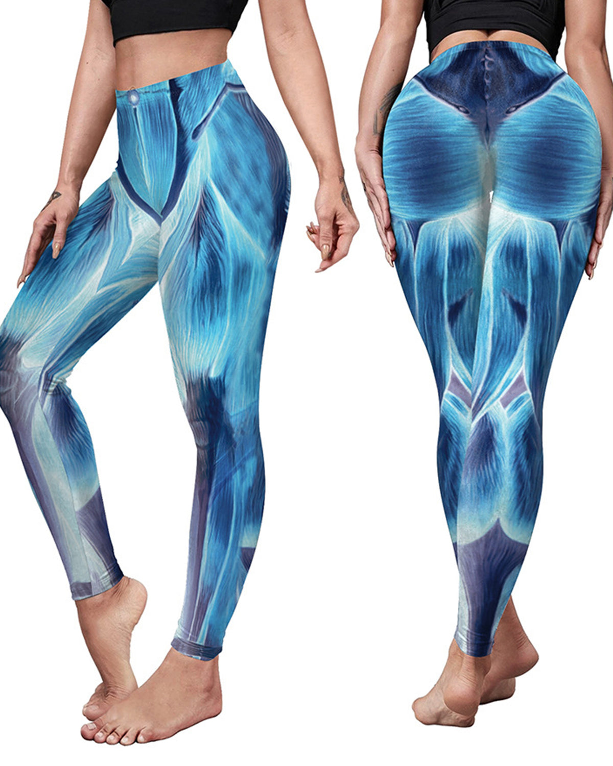 Pantalones de yoga elásticos ajustados para Halloween