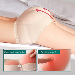 300G almohadillas de silicona para realzar las nalgas, ropa interior, bragas acolchadas de silicona para mujeres